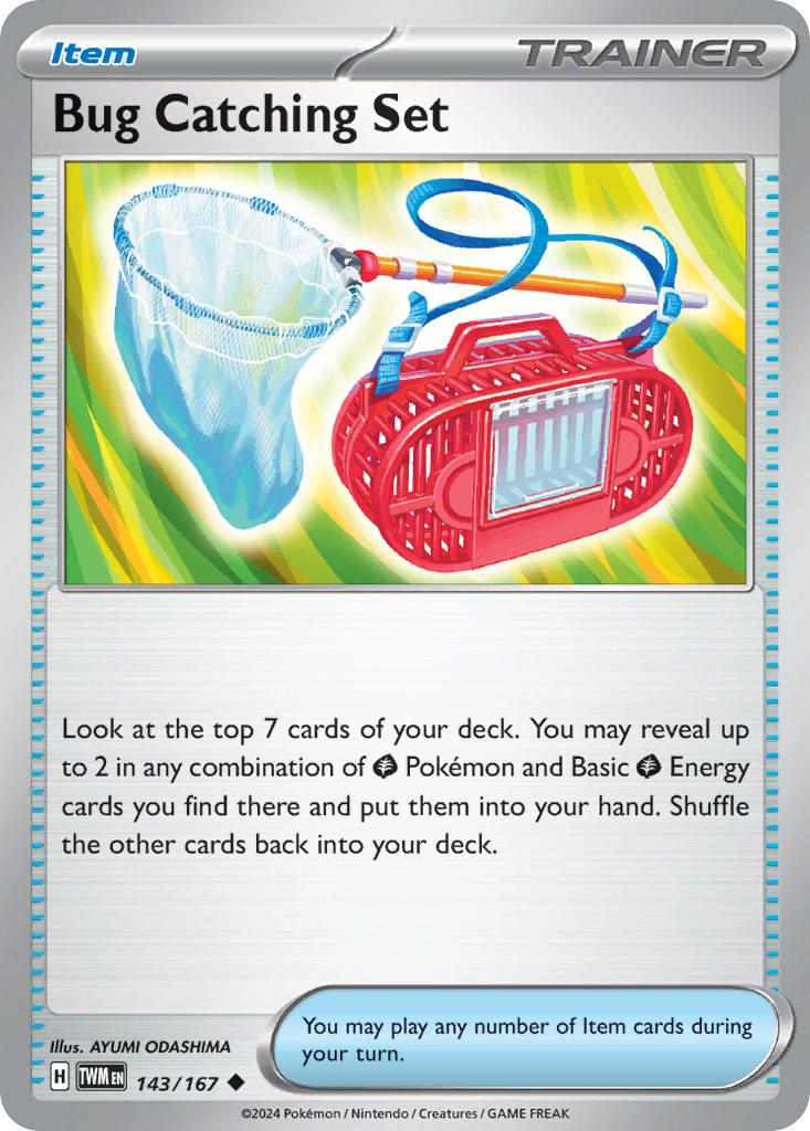 Bug Catching Set card