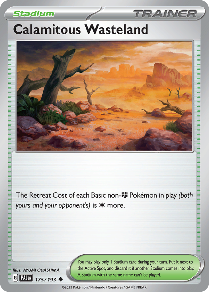 Calamitous Wasteland card