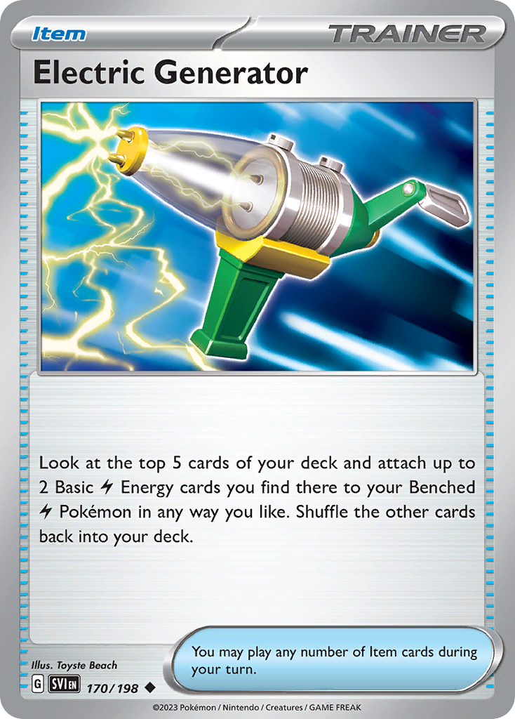 Electric Generator card